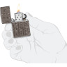 Зажигалка ZIPPO REVERSE CARVE 46312