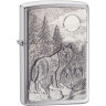 Zippo Classic 20855 — матовая зажигалка с эмблемой